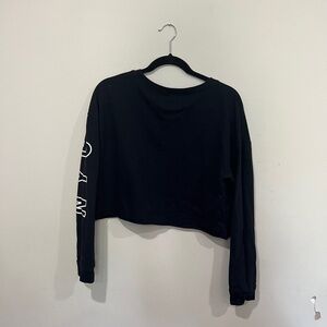 Cropped Athletic Crewneck